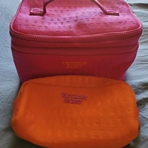 Victoria's secret makeup bag set.
